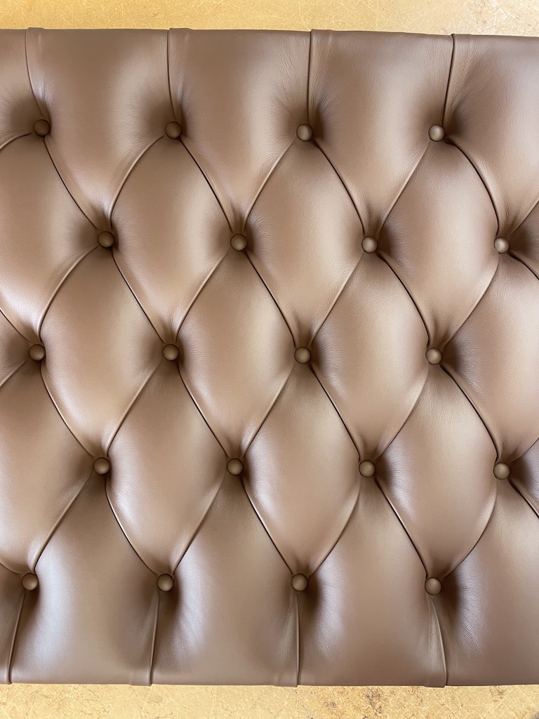 brown deep button stud headboard brown deep button stud headboard
