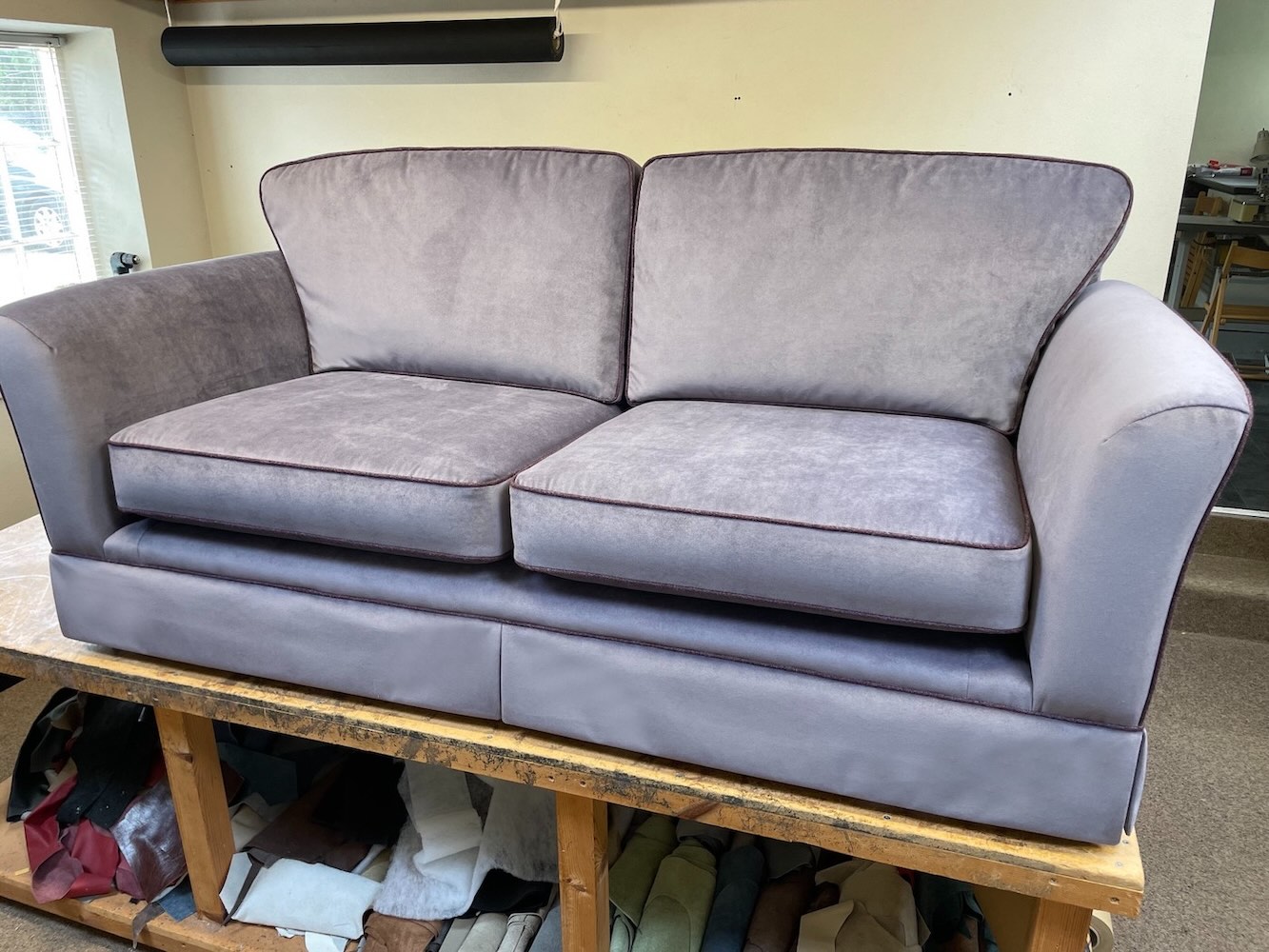 grey velvet settee grey velvet settee