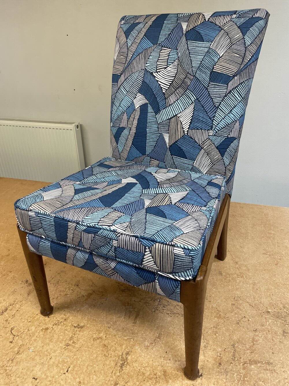 Parker Knoll Chair Recovered Blue copy