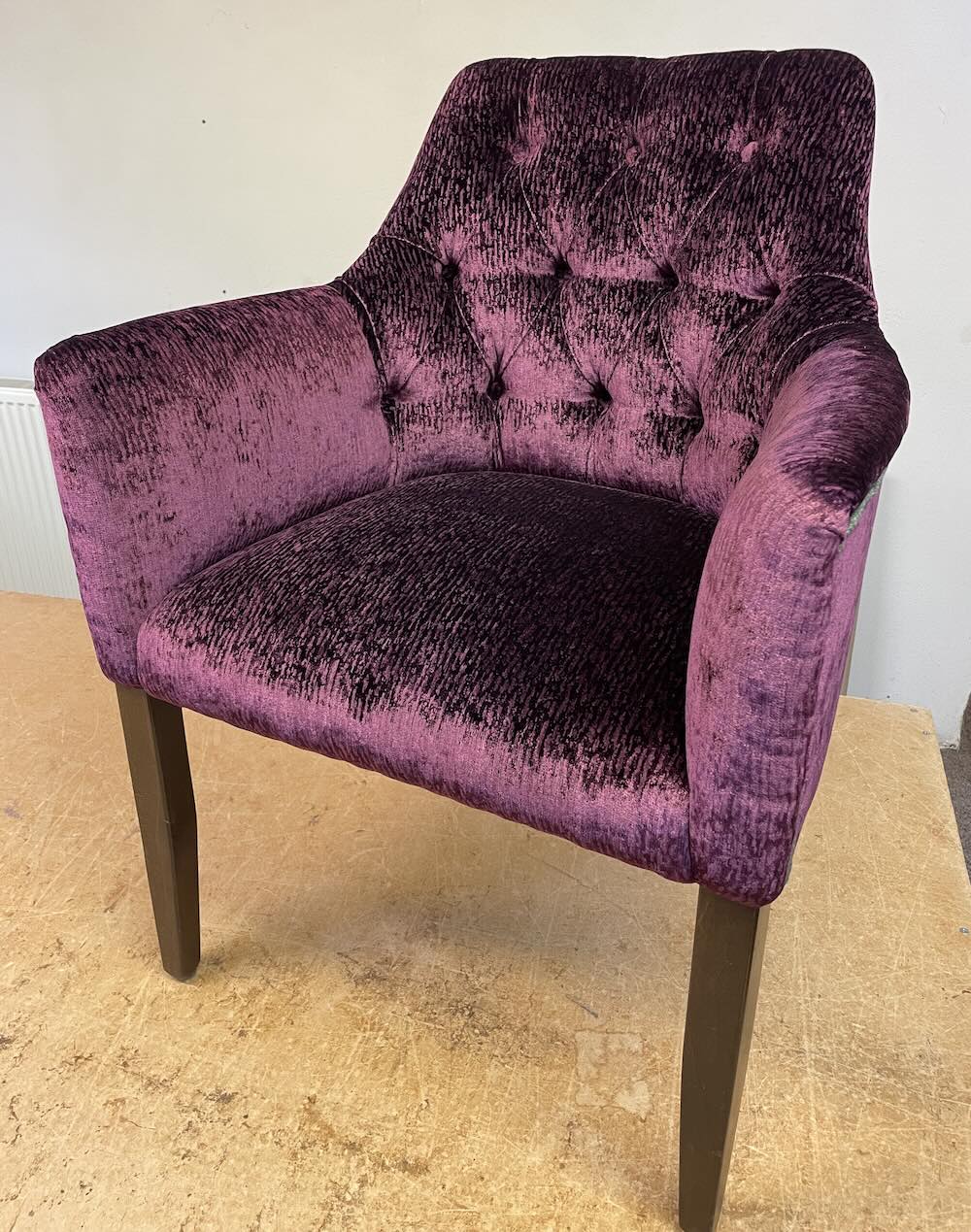 Buttoned Velvet Chair Buttoned Velvet Chair