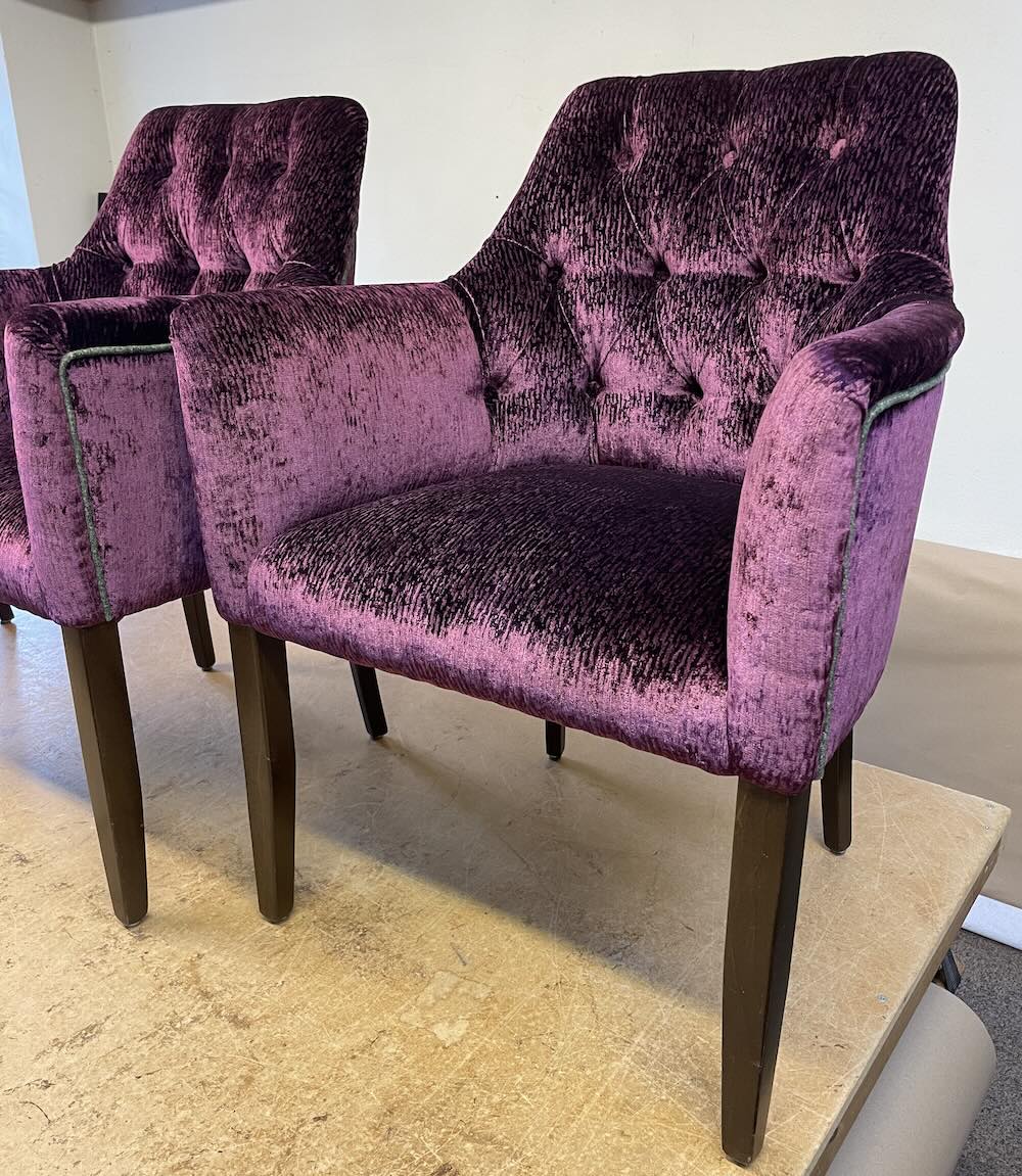 Cassis Velvet Chairs Cassis Velvet Chairs