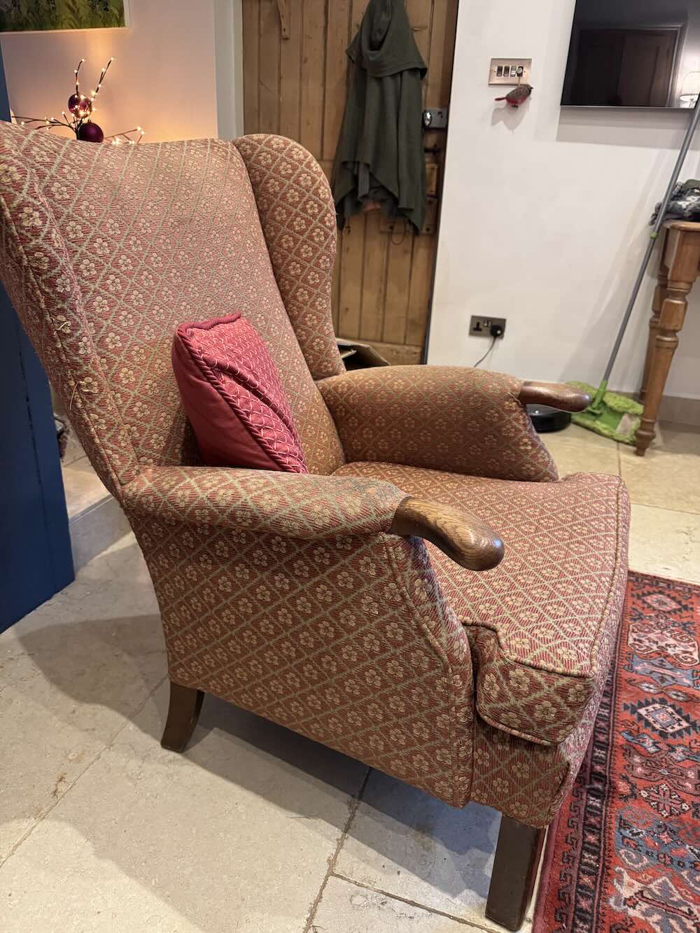 Parker Knoll wing chair old